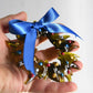 Christmas Tree Wreath from Upcycled Wine Bottle