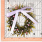 Christmas Tree Wreath from Upcycled Wine Bottle
