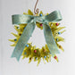 Christmas Tree Wreath from Upcycled Wine Bottle