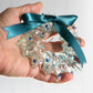 Christmas Tree Wreath from Upcycled Wine Bottle