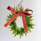 Christmas Tree Wreath from Upcycled Wine Bottle