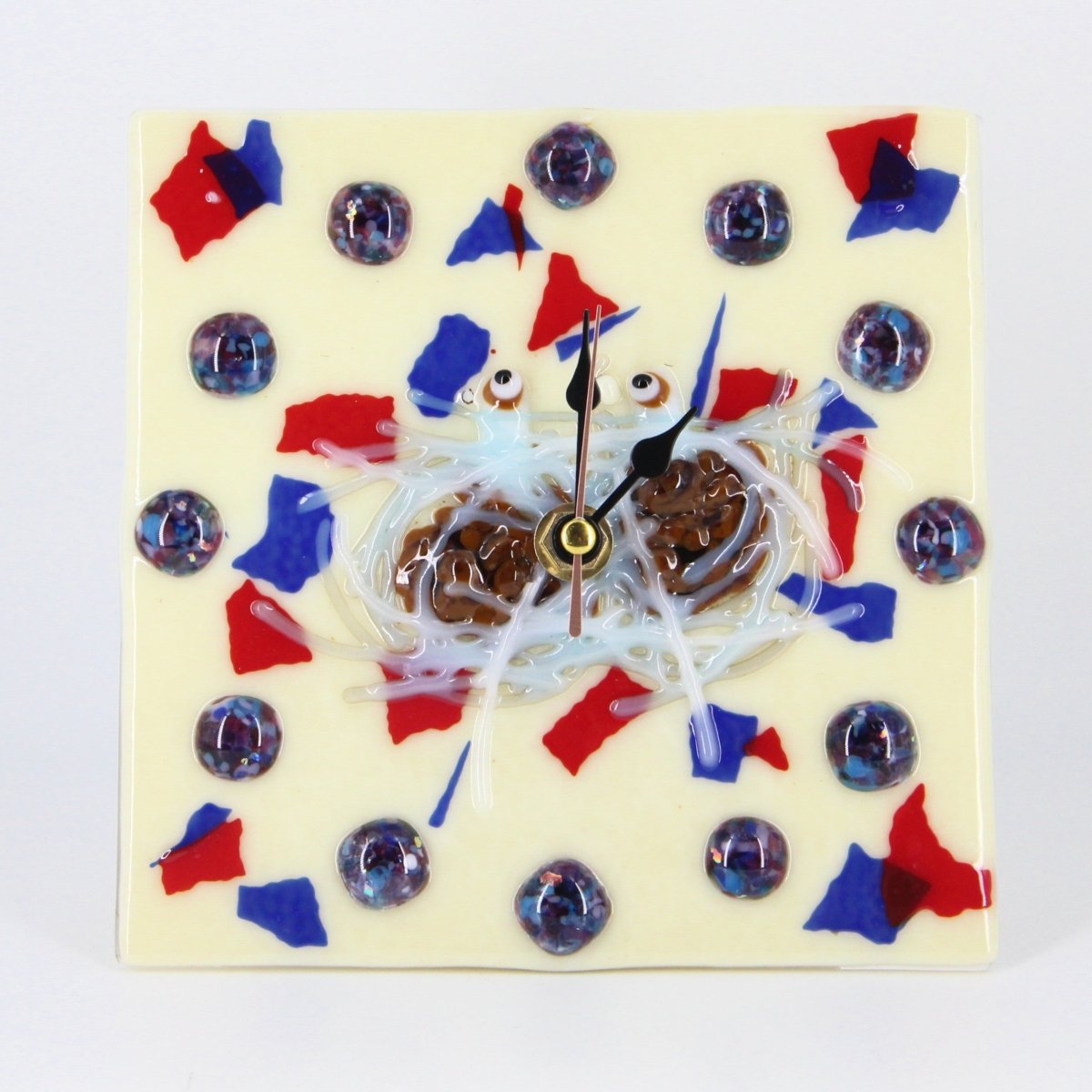 Flying Spaghetti Monster Glass Clock