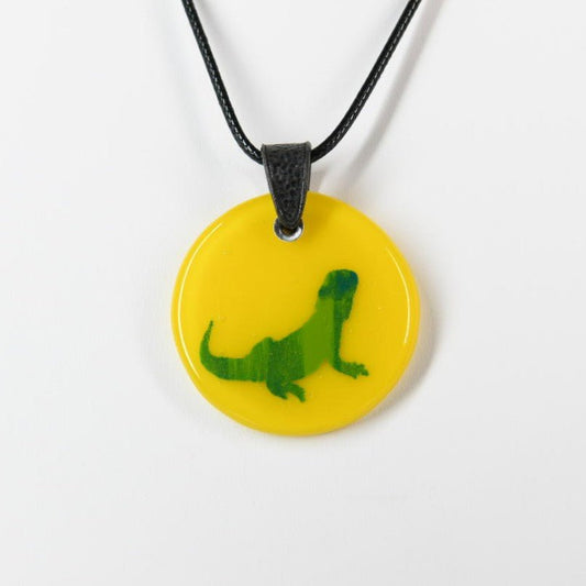 Glass Iguana Pendant