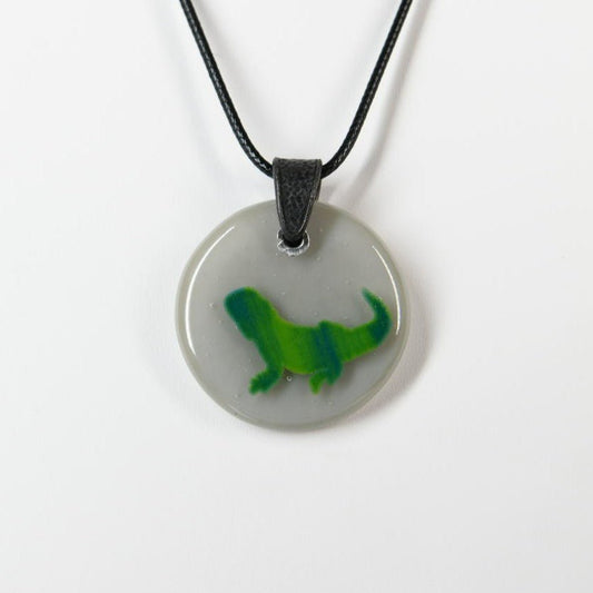Glass Iguana Pendant
