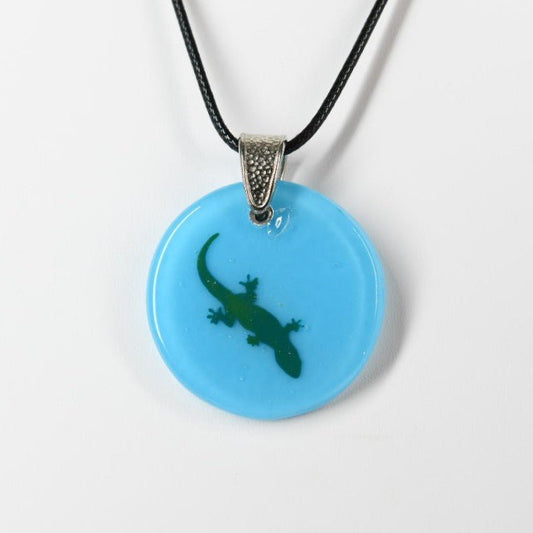 Glass Lizard Pendant