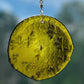 Honeycomb with Tiny Bees Recycled Bottle Bottom Suncatcher