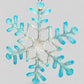 Large Glass Snowflake Ornament