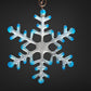 Large Glass Snowflake Ornament