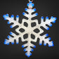 Large Glass Snowflake Ornament