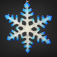 Large Glass Snowflake Ornament