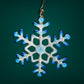 Large Glass Snowflake Ornament