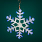 Large Glass Snowflake Ornament