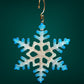 Large Glass Snowflake Ornament