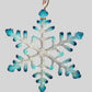 Large Glass Snowflake Ornament