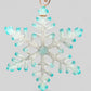 Large Glass Snowflake Ornament