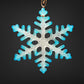 Large Glass Snowflake Ornament