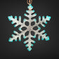 Large Glass Snowflake Ornament