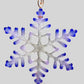 Large Glass Snowflake Ornament