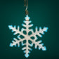 Large Glass Snowflake Ornament