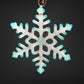 Large Glass Snowflake Ornament