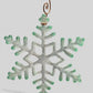 Large Glass Snowflake Ornament