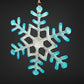 Large Glass Snowflake Ornament