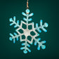 Large Glass Snowflake Ornament