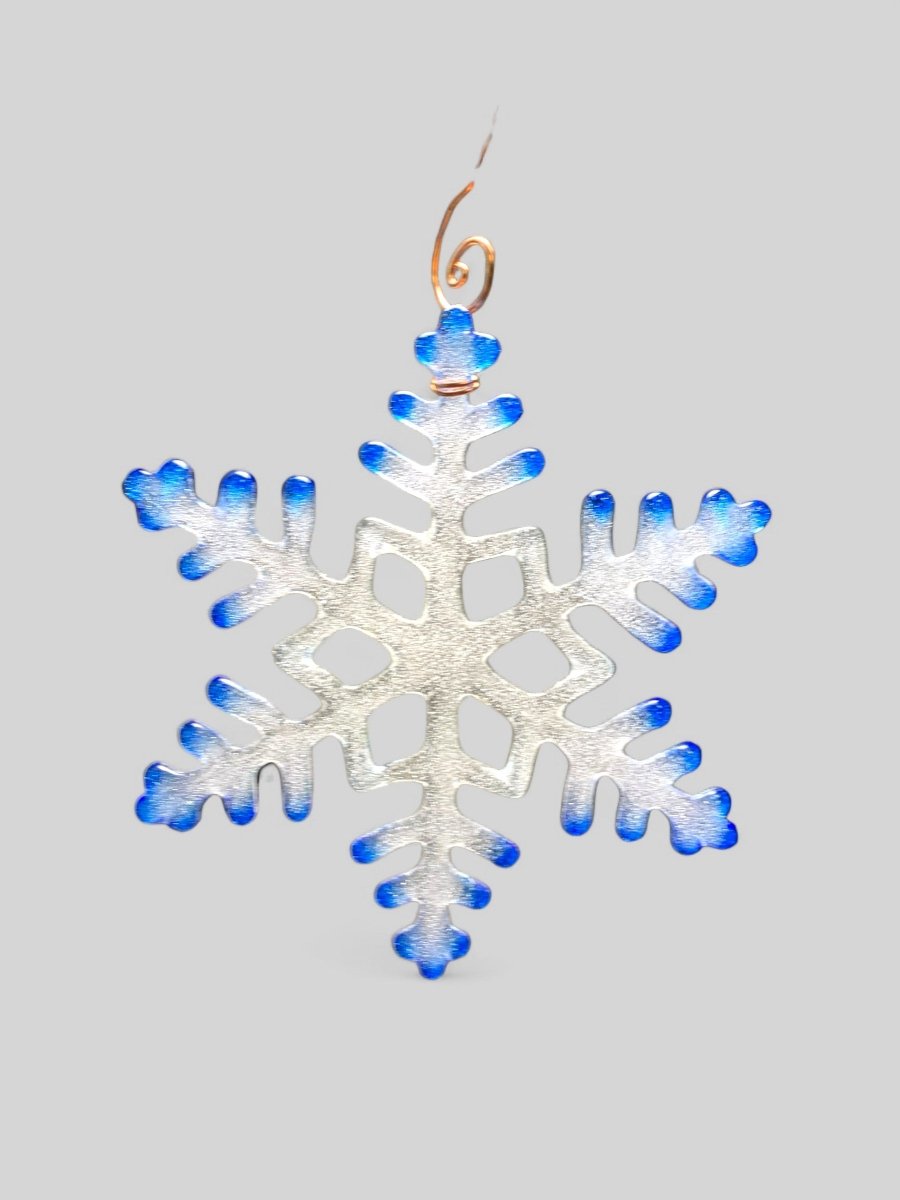 Large Glass Snowflake Ornament