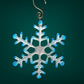 Large Glass Snowflake Ornament