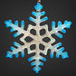 Large Glass Snowflake Ornament