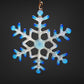 Large Glass Snowflake Ornament