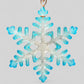 Large Glass Snowflake Ornament