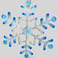 Large Glass Snowflake Ornament