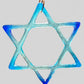 Large Glass Star of David for Hanukah