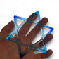 Large Glass Star of David for Hanukah