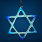 Large Glass Star of David for Hanukah