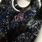 Light Blue Dichroic Glass Pendant