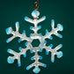 Medium Glass Snowflake Ornament