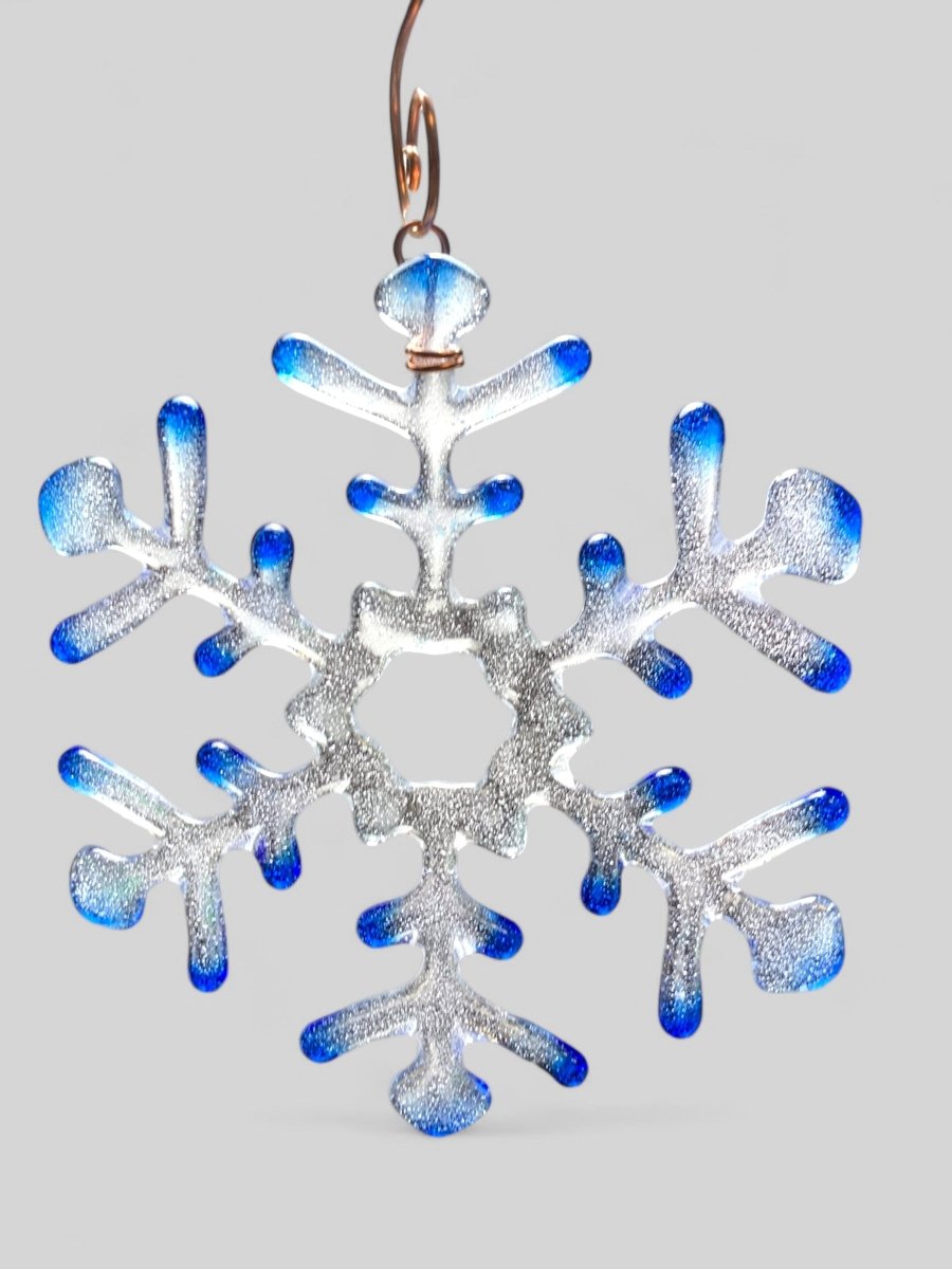 Medium Glass Snowflake Ornament