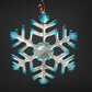 Medium Glass Snowflake Ornament