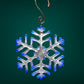 Medium Glass Snowflake Ornament