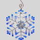 Medium Glass Snowflake Ornament