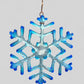 Medium Glass Snowflake Ornament