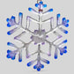 Medium Glass Snowflake Ornament