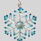 Medium Glass Snowflake Ornament