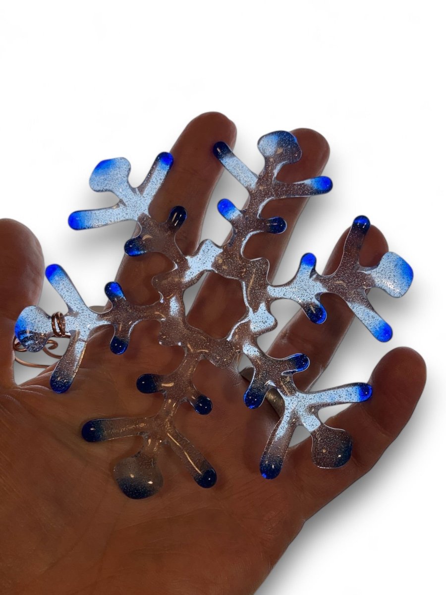 Medium Glass Snowflake Ornament