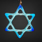 Medium Glass Star of David for Hanukah