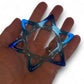 Medium Glass Star of David for Hanukah