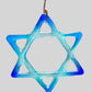 Medium Glass Star of David for Hanukah