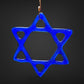 Medium Glass Star of David for Hanukah